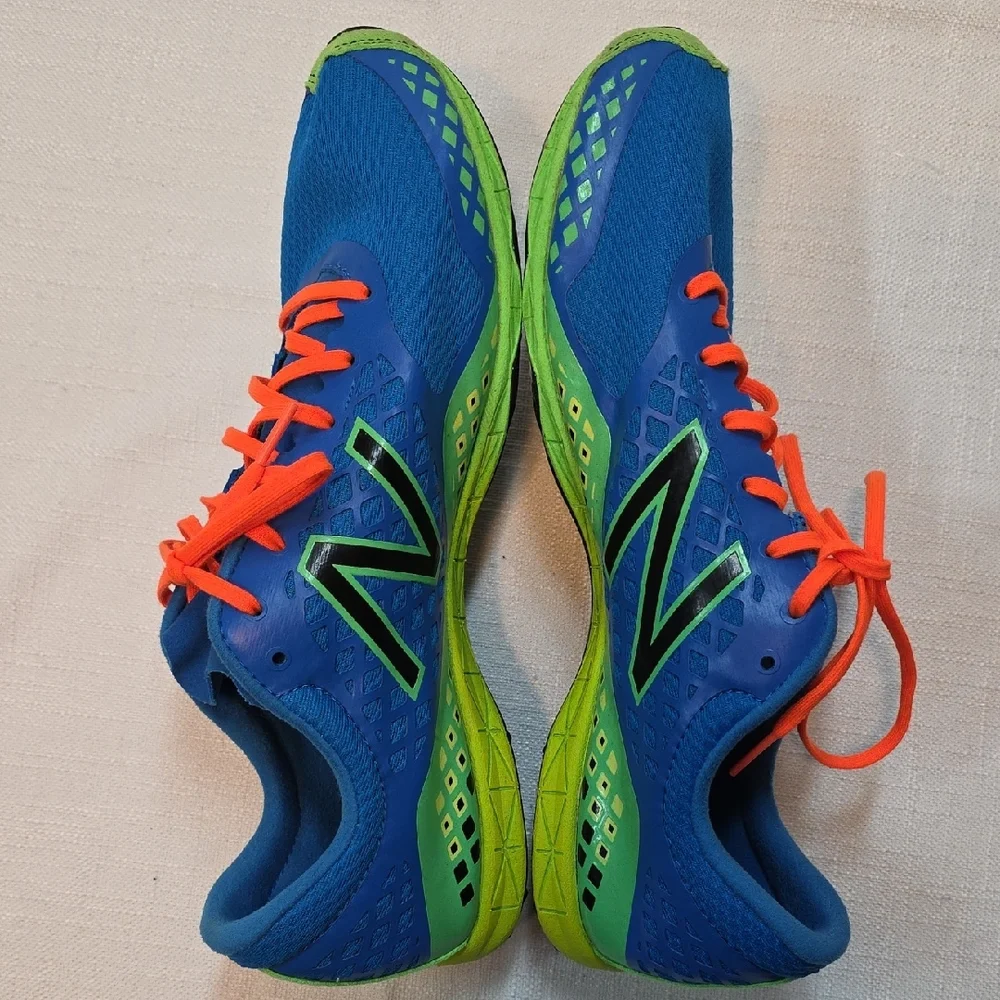 New Balance XC900 Cross Country Racing Shoes Blue Green Orange Men's 12 Running